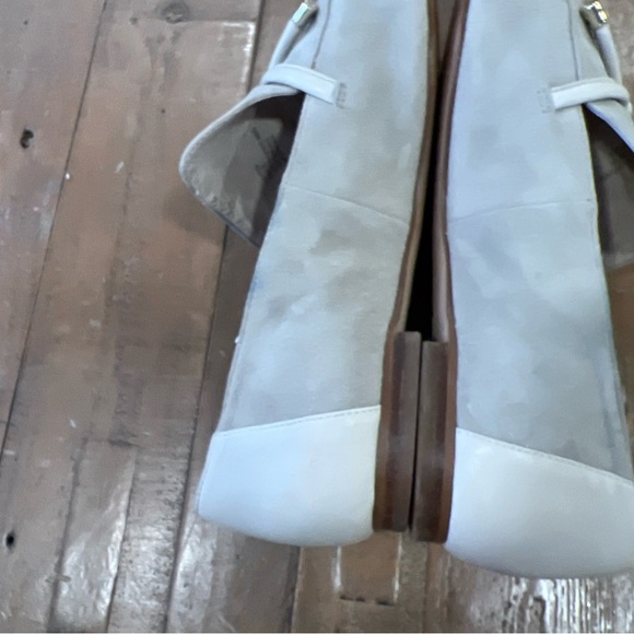 Louise Et Cie Tan Suede Leather Tie Almond Toe Loafer Flats 8 Old Money Preppy - Picture 7 of 13